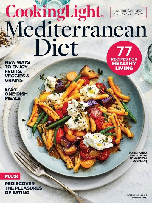 Titeldetails für Cooking Light Mediterranean Diet nach Dotdash Meredith - Verfügbar